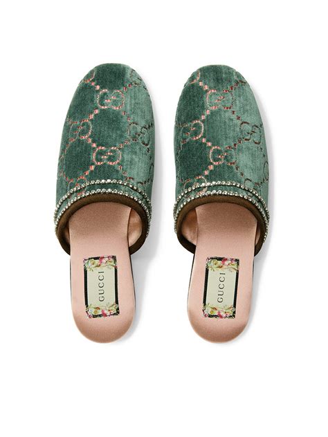 pantofole gucci grige nere e argento|Pantofole gucci in Abbigliamento e accessori .